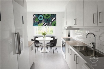 Bild 1. Lägenhet, Oddergatan, Katrineholm 