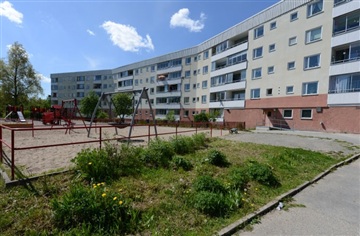 Bild 1. Lägenhet, hålvägen, Tumba 