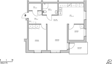 Photo 1. Apartment, Prästgatan, Vännäs 