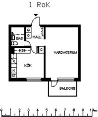 Photo 1. Apartment, docentvägen, Luleå 