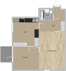 Photo 1. Apartment, Västra Storgatan, Hallsberg 