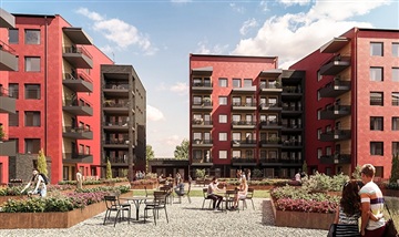 Bild 4. Lägenhet, Öster Mälarstrands Allé, Västerås 