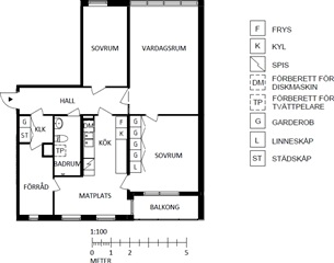 Photo 1. Apartment, Mjölkuddsvägen, Luleå 