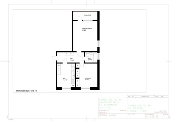 Bild 1. Lägenhet, Hällgumsgatan, Kramfors 
