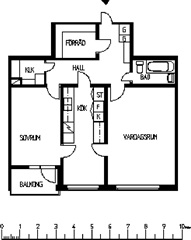 Photo 1. Apartment, Stengatan, Luleå 