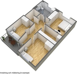 Photo 3. Apartment, Oluff Nilssons väg, Göteborg 