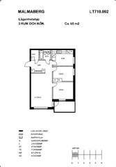 Bild 3. Lägenhet, säbygatan, Västerås 