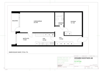 Photo 1. Apartment, Torggatan, Kramfors 