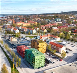 Bild 1. Lägenhet, Bangårdsgatan, Östersund 