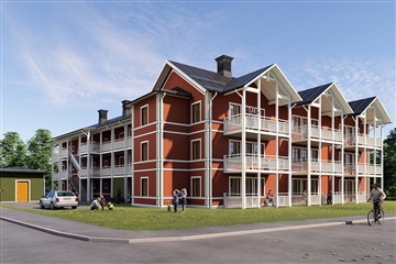 Bild 1. Lägenhet, Varpvägen, Forsa 