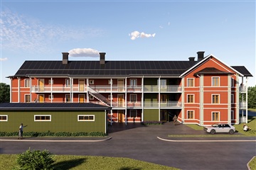 Bild 1. Lägenhet, Varpvägen, Forsa 