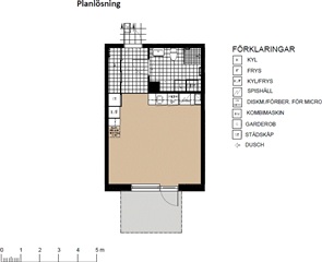 Bild 1. Lägenhet, Assistentvägen, Luleå 