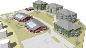 Bild 1. Lägenhet, Vallvägen, Bålsta 