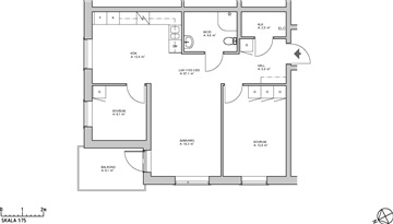 Photo 1. Apartment, Prästgatan, Vännäs 