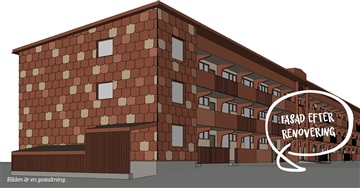 Bild 1. Lägenhet, Sångvägen, Uddevalla 