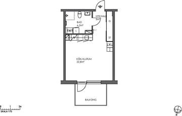 Photo 1. Apartment, Liljas Väg, Vännäs 