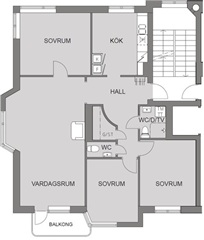 Photo 1. Apartment, Erik Dahlbergsgatan, Helsingborg 