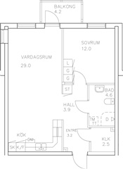 Photo 1. Apartment, Stationsvägen, Vännäsby 
