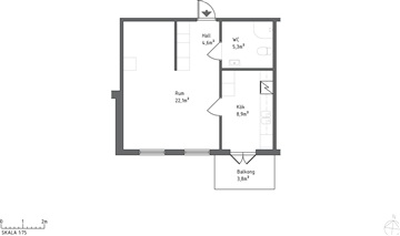 Photo 1. Apartment, Nygatan, Vännäsby 