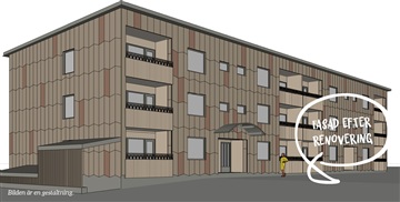 Bild 1. Lägenhet, Sångvägen, Uddevalla 