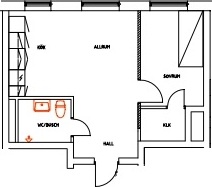 Photo 1. Apartment, Storgatan, Bjurholm 