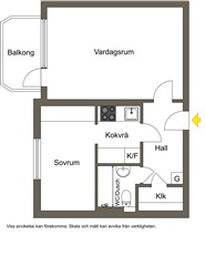 Photo 9. Apartment, linnevägen, Nyköping 