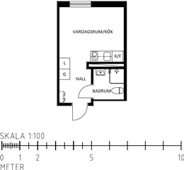Photo 1. Apartment, Väderleden, Luleå 