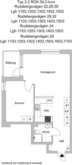 Photo 1. Apartment, Rudsbergsvägen, Karlstad 