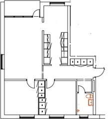 Bild 1. Lägenhet, Storgatan, Bjurholm 