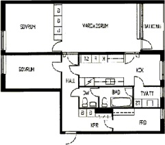 Photo 1. Apartment, tunastigen, Luleå 