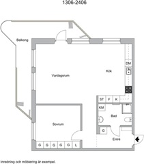 Photo 4. Apartment, Tegelbruksvägen, Halmstad 