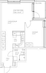 Photo 1. Apartment, storgatan, Vännäs 