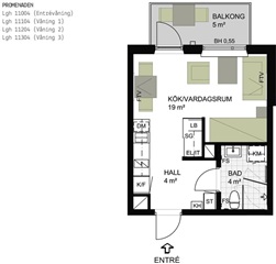 Photo 3. Apartment, Silverdalsstråket, Sollentuna 