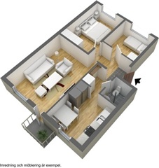 Photo 1. Apartment, Blidvädersgatan, Göteborg 