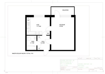 Photo 1. Apartment, Källgatan, Kramfors 