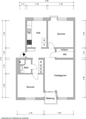 Photo 1. Apartment, Karlsbergsgatan, Borås 