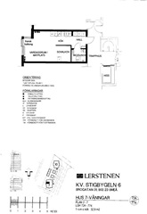 Bild 1. Lägenhet, Brogatan, Umeå 