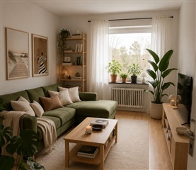 Bild 1. Lägenhet, Valhallavägen, Karlskrona 