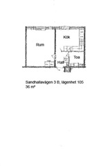 Photo 3. Apartment, Sandhallavägen, Umeå 