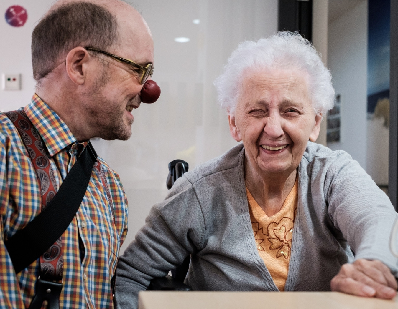 Klinikclowns schenken ein Lächeln - Projekt Altenheim