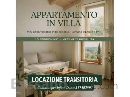ABITAZIONE INDIPENDENTE CON UNA CAMERA IN AFFITTO A ROMANO D'EZZELINO