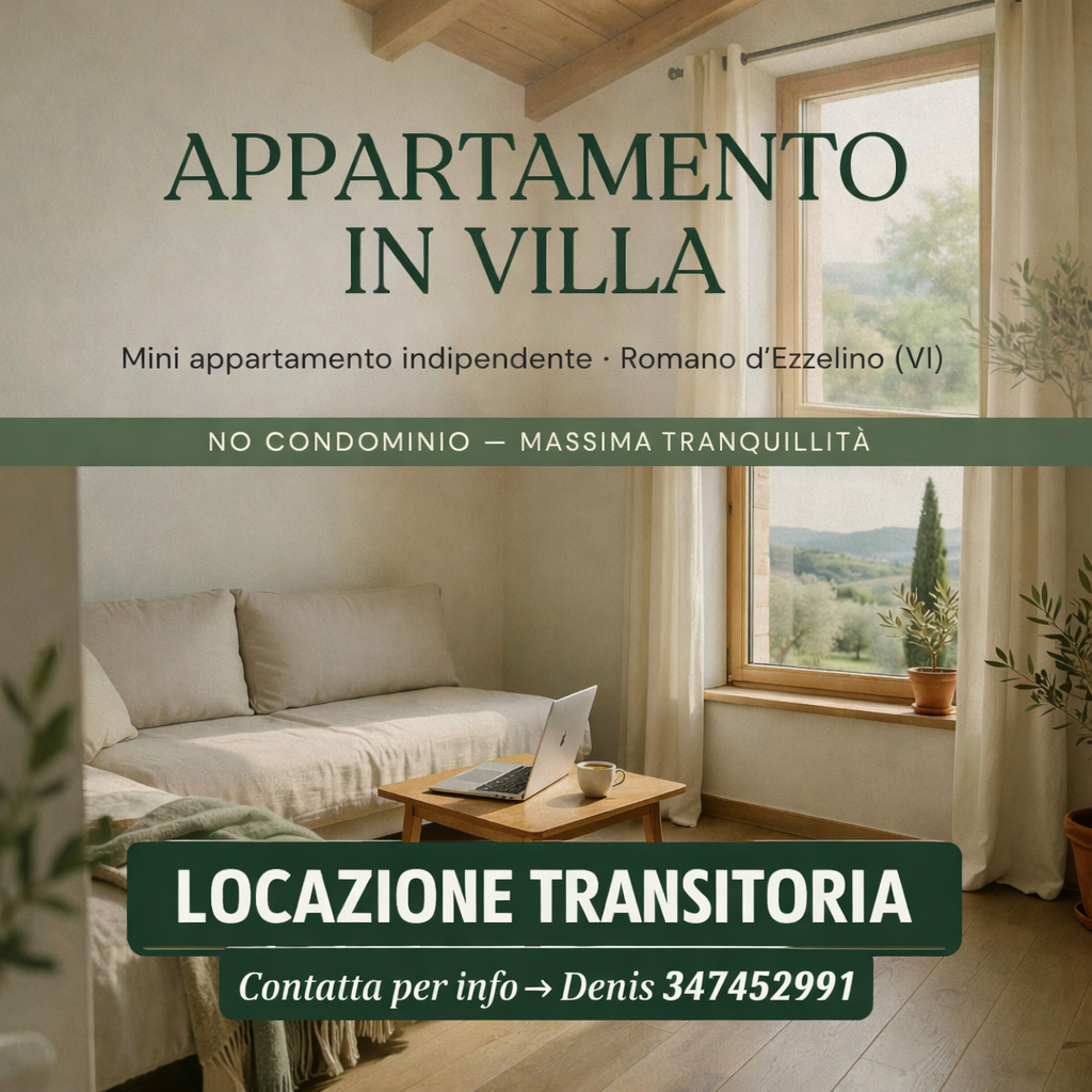 ABITAZIONE INDIPENDENTE CON UNA CAMERA IN AFFITTO A ROMANO D'EZZELINO - Foto 0 di 0
