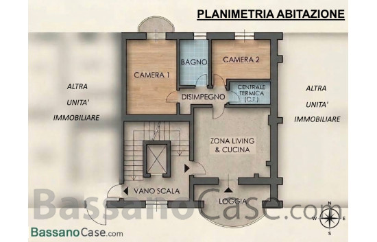 APPARTAMENTO BICAMERE CON TERRAZZO ABITABILE IN VENDITA A BASSANO DEL GRAPPA - Foto 13 di 13