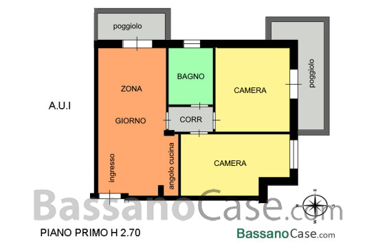 APPARTAMENTO CON DUE CAMERE IN VENDITA A  ROMANO D'EZZELINO - Foto 7 di 7