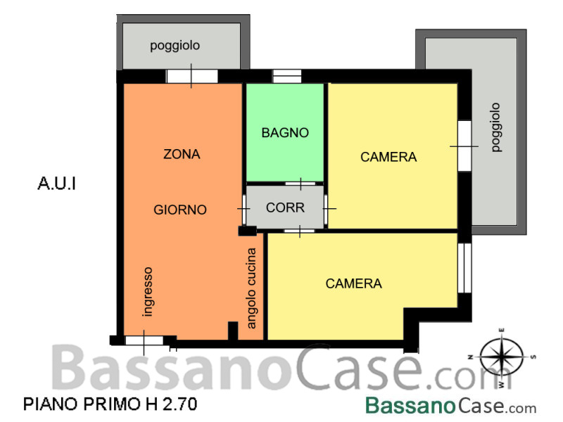 APPARTAMENTO CON DUE CAMERE IN VENDITA A  ROMANO D'EZZELINO - Foto 7 di 7