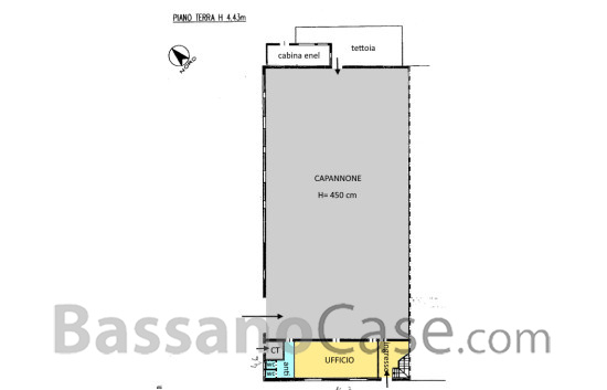 CAPANNONE CON SCPERTO DI PROPRIETA' - Foto 0 di 2