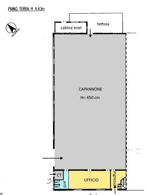 CAPANNONE CON SCPERTO DI PROPRIETA' - Foto 0 di 2