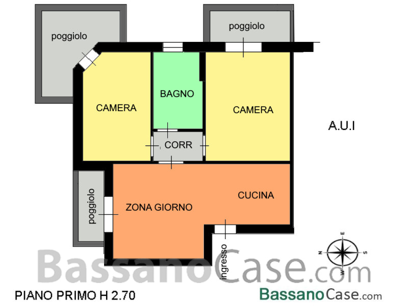 LUMINOSO APPARTAMENTO BICAMERE IN VENDITA A ROMANO D'EZZELINO - Foto 11 di 11