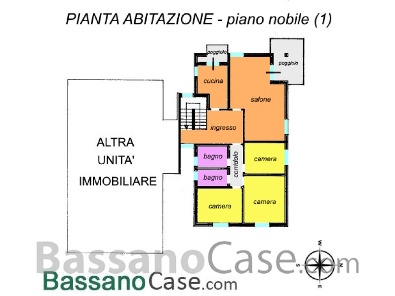 VILLA BIFAMILIARE COMPLETAMENTE INDIPENDENTE IN VENDITA A BASSANO DEL GRAPPA - Foto 21 di 22