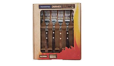 מארז 6 מזלגות 
TRAMONTINA ג'מבו, פרימיום